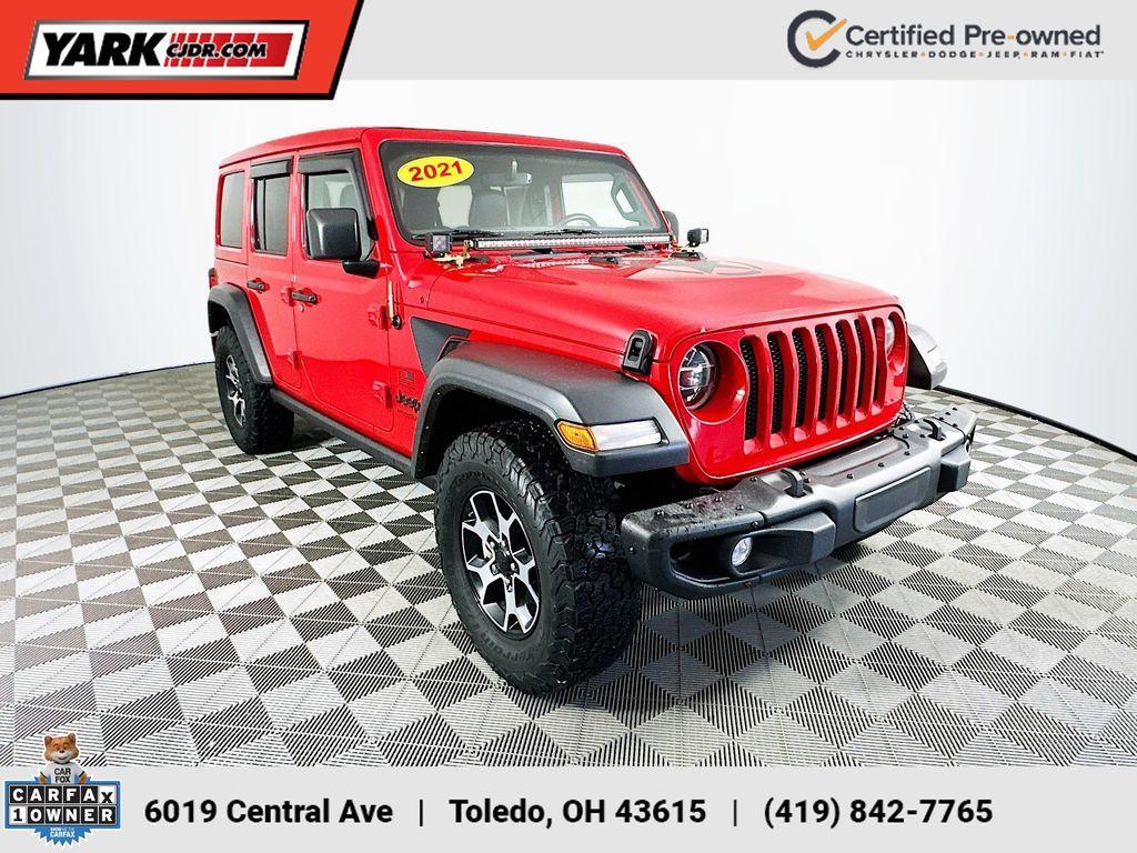 used 2021 Jeep Wrangler Unlimited car, priced at $28,849