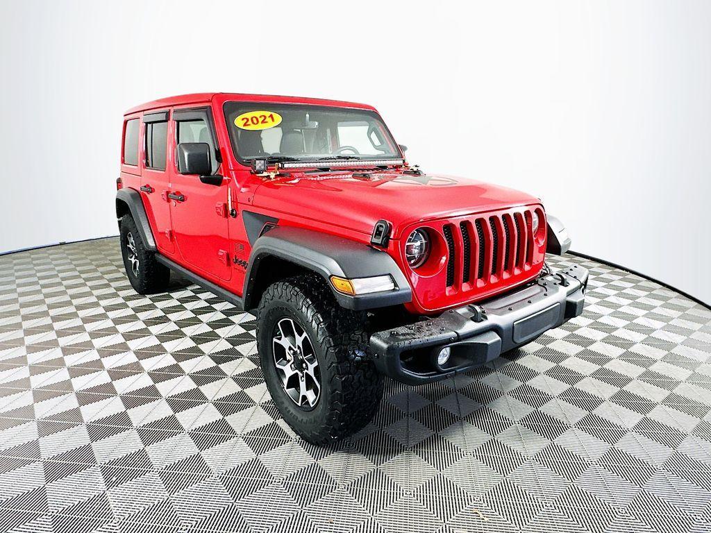 used 2021 Jeep Wrangler Unlimited car, priced at $28,849