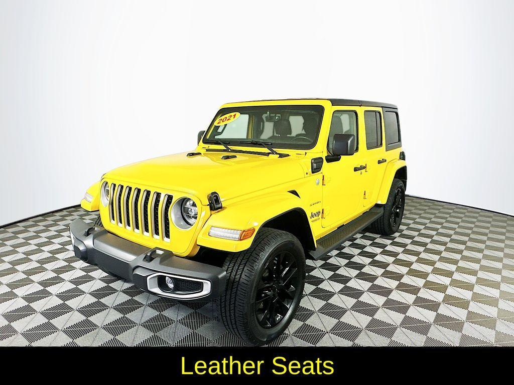 used 2021 Jeep Wrangler Unlimited 4xe car, priced at $29,445