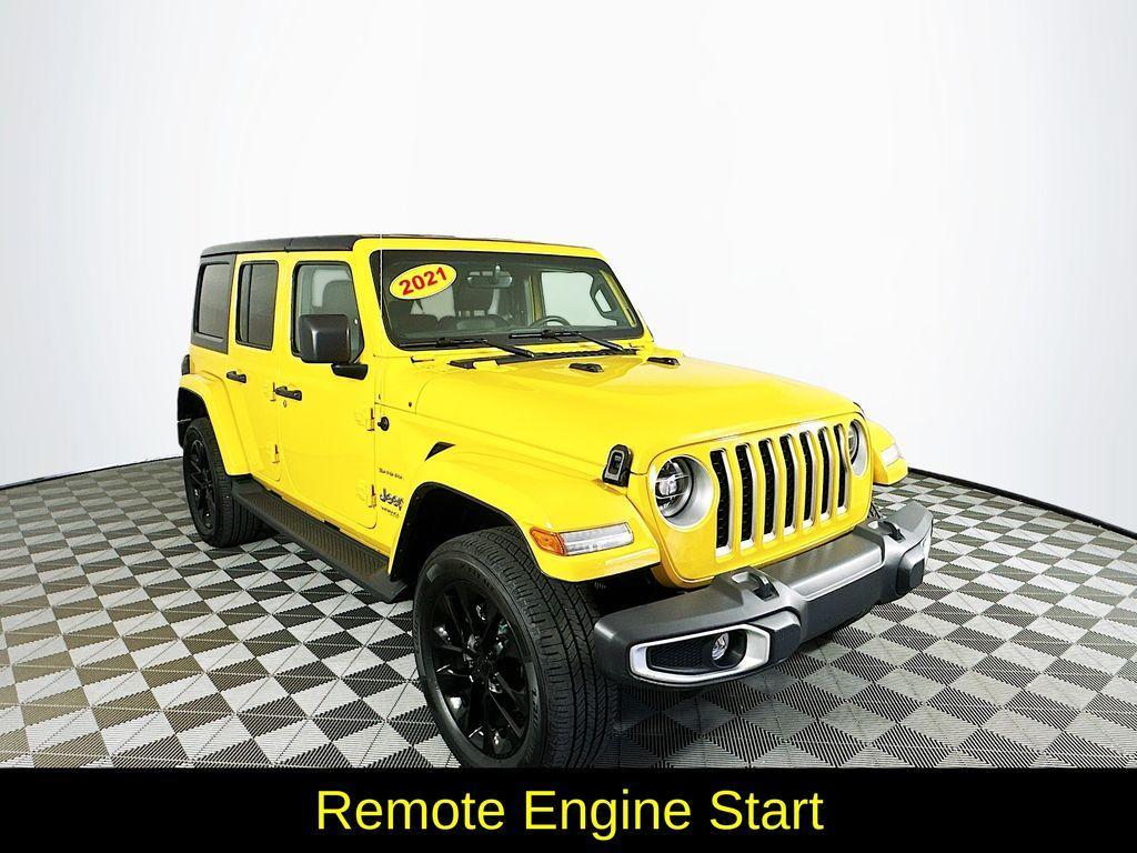 used 2021 Jeep Wrangler Unlimited 4xe car, priced at $29,445