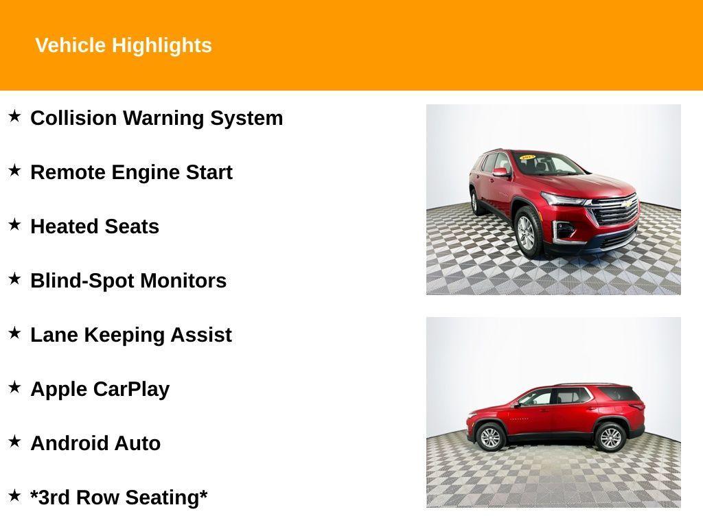 used 2023 Chevrolet Traverse car, priced at $28,599
