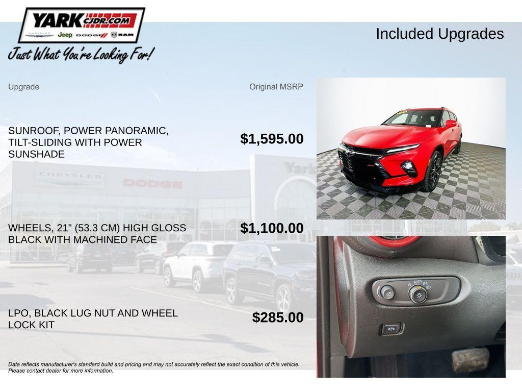 used 2023 Chevrolet Blazer car, priced at $28,970