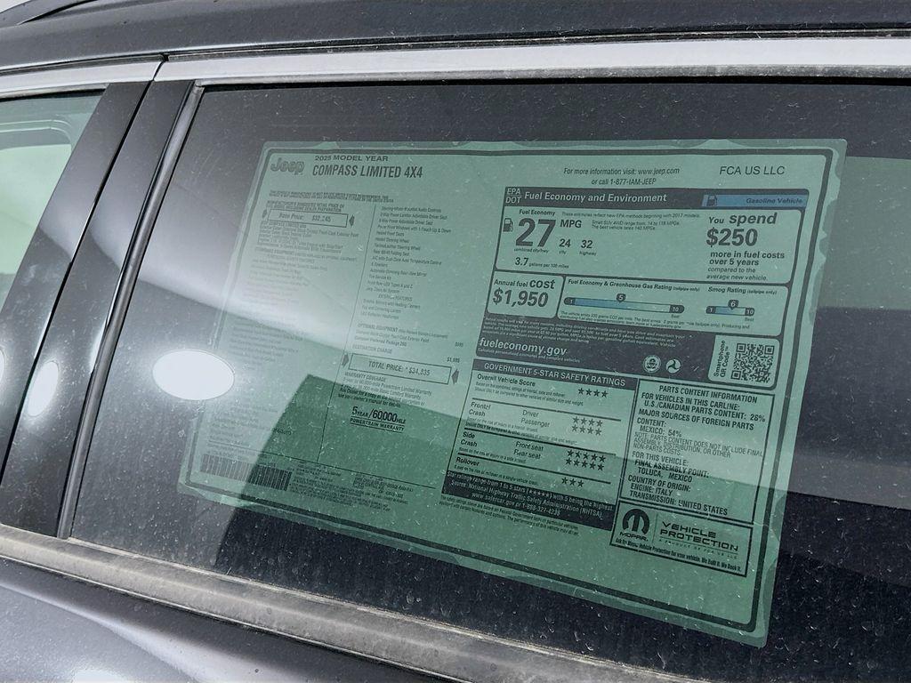 new 2025 Jeep Compass car, priced at $32,485