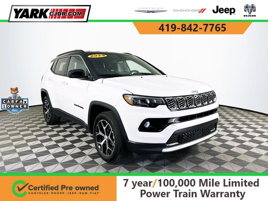 used 2024 Jeep Compass car, priced at $25,499