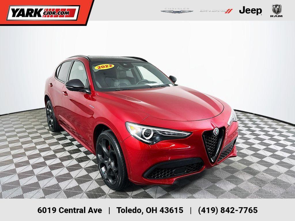 used 2022 Alfa Romeo Stelvio car, priced at $27,900