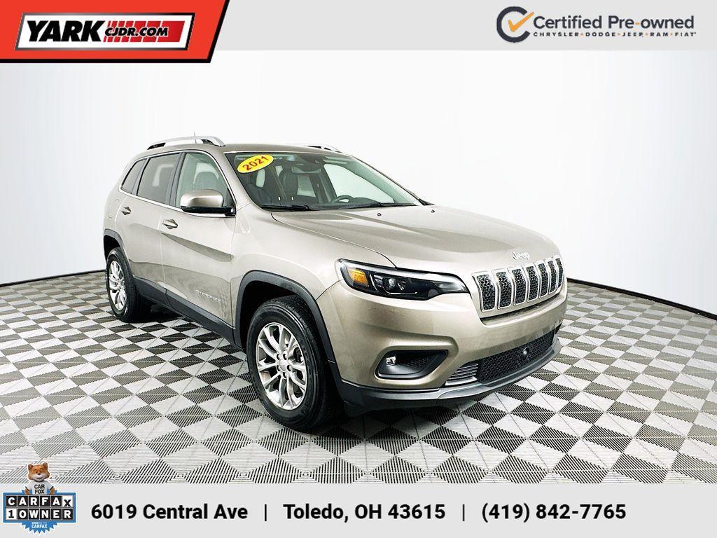 used 2021 Jeep Cherokee car, priced at $23,800