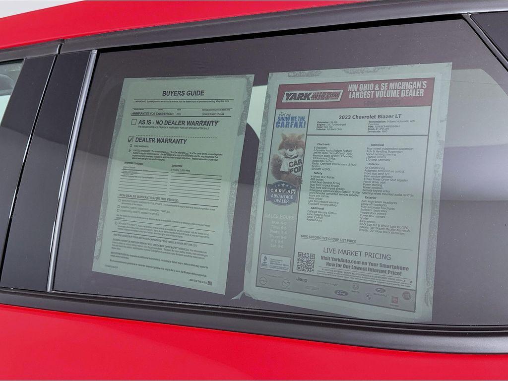 used 2023 Chevrolet Blazer car, priced at $24,699