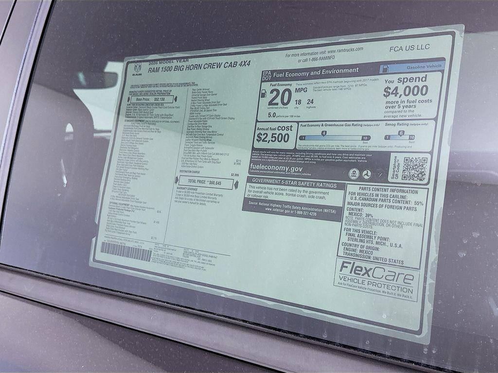 new 2026 Ram 1500 car, priced at $51,503