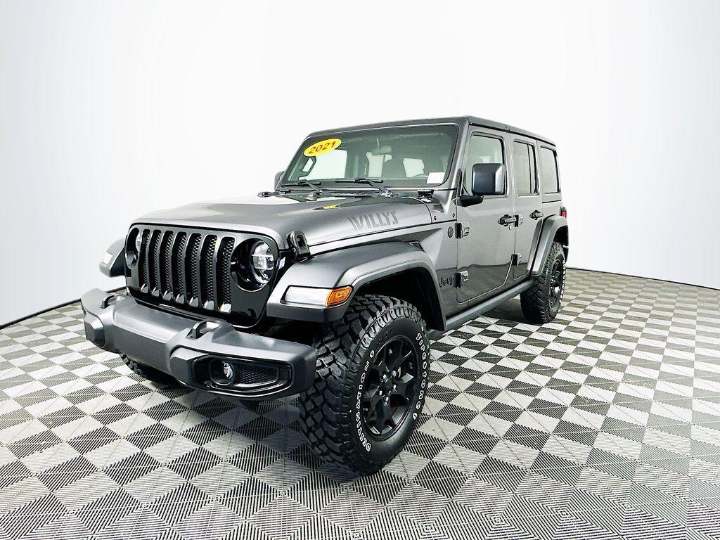 used 2021 Jeep Wrangler Unlimited car, priced at $28,500