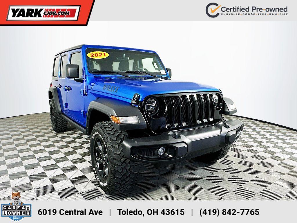 used 2021 Jeep Wrangler Unlimited car, priced at $30,833