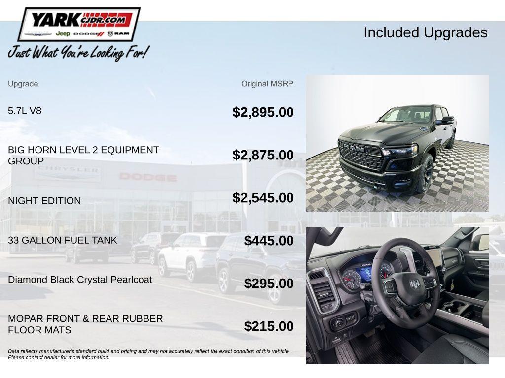 new 2026 Ram 1500 car, priced at $53,322