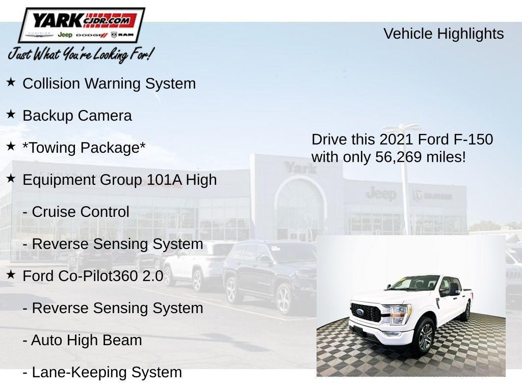 used 2021 Ford F-150 car, priced at $32,998