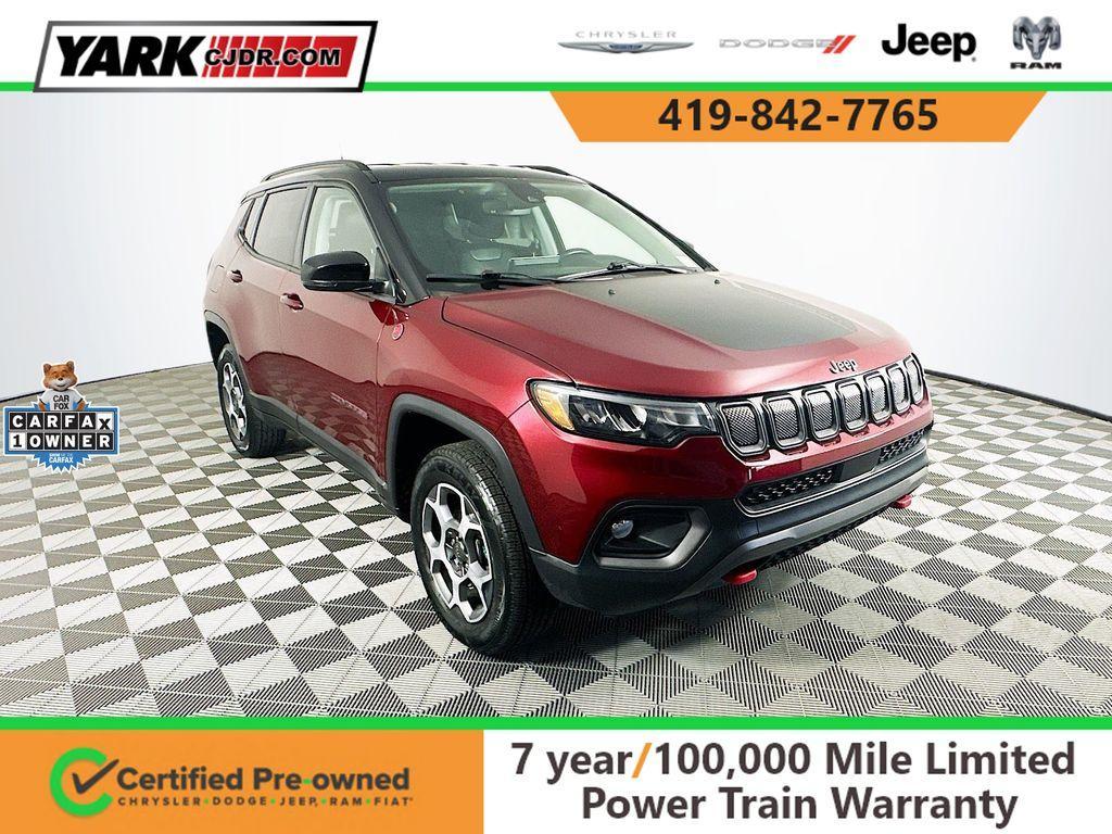 used 2022 Jeep Compass car, priced at $21,900