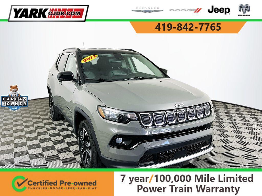 used 2022 Jeep Compass car, priced at $22,994