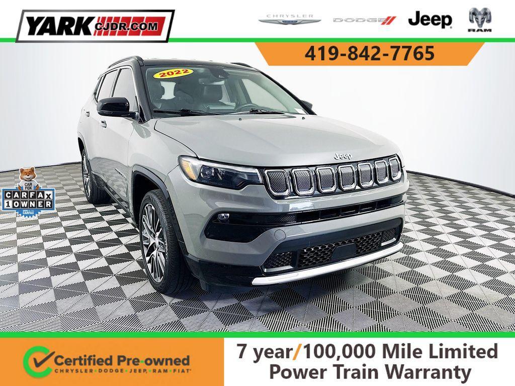 used 2022 Jeep Compass car, priced at $21,799