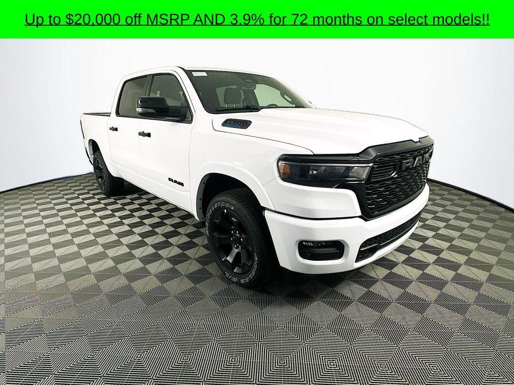 new 2025 Ram 1500 car, priced at $45,672