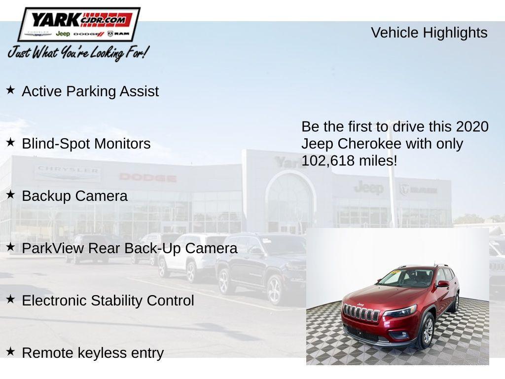 used 2020 Jeep Cherokee car, priced at $15,998