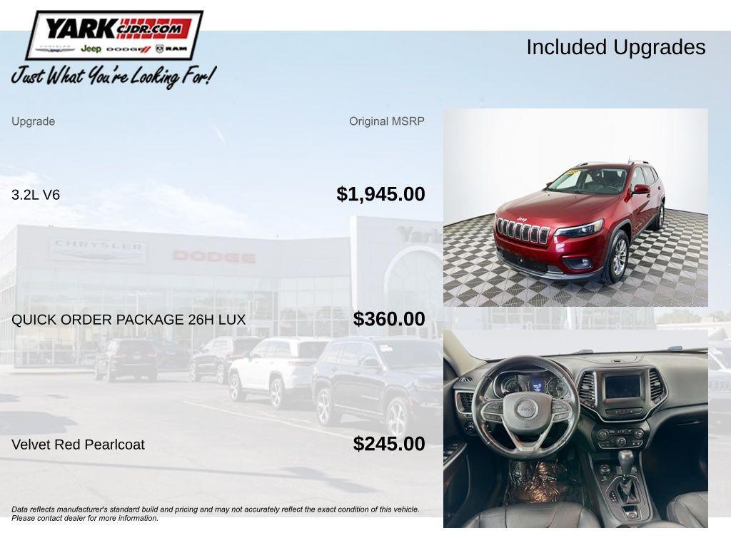 used 2020 Jeep Cherokee car, priced at $15,998