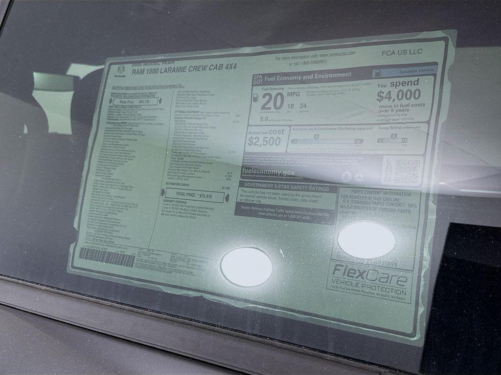 new 2026 Ram 1500 car, priced at $61,889