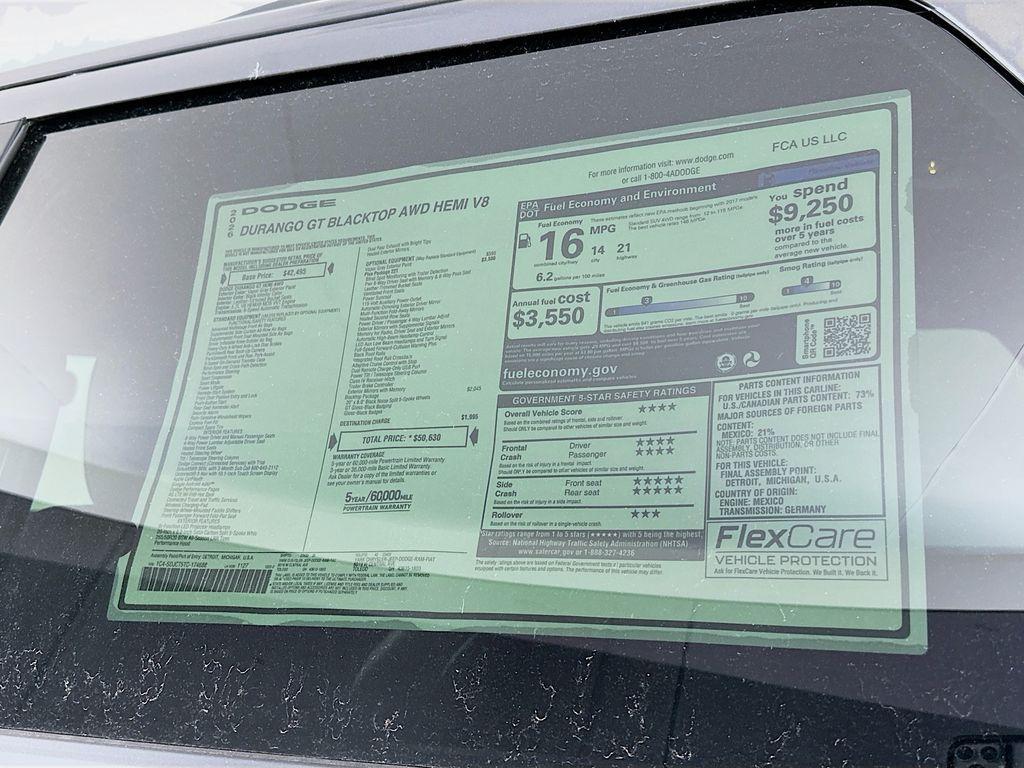 new 2026 Dodge Durango car, priced at $47,084