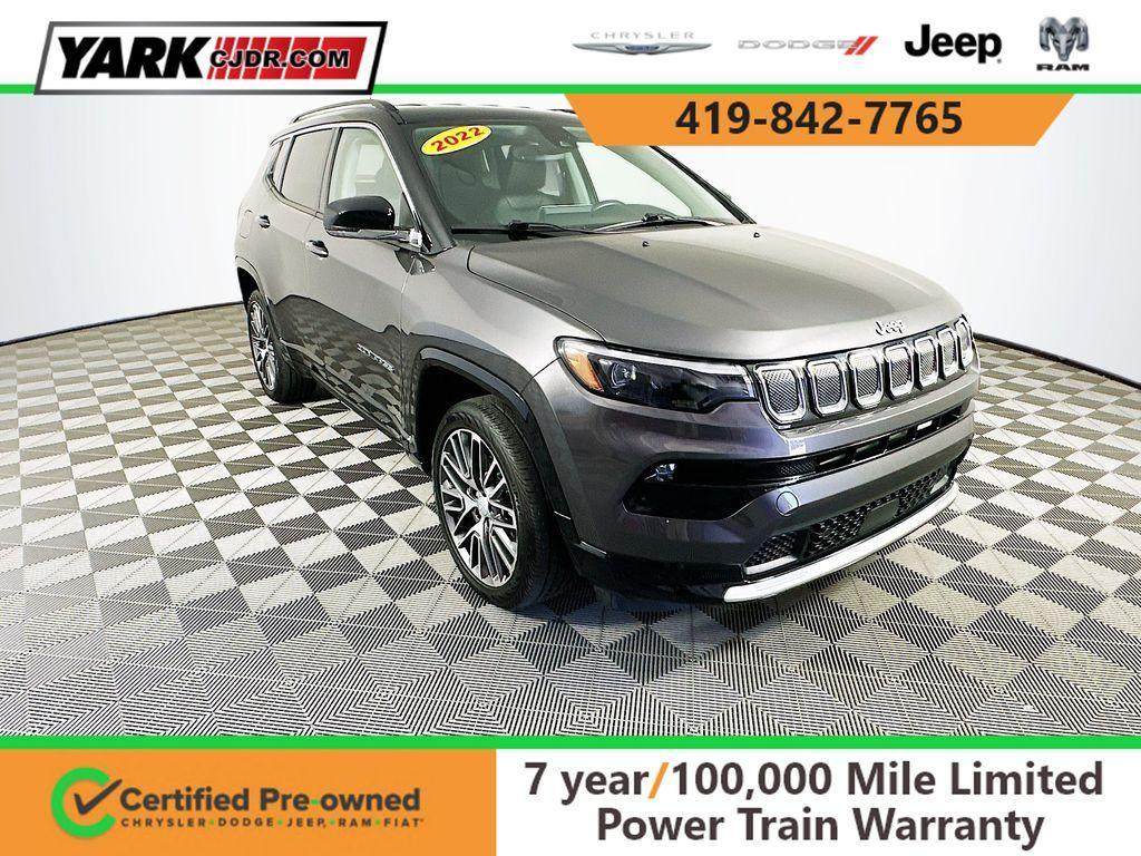 used 2022 Jeep Compass car, priced at $23,909