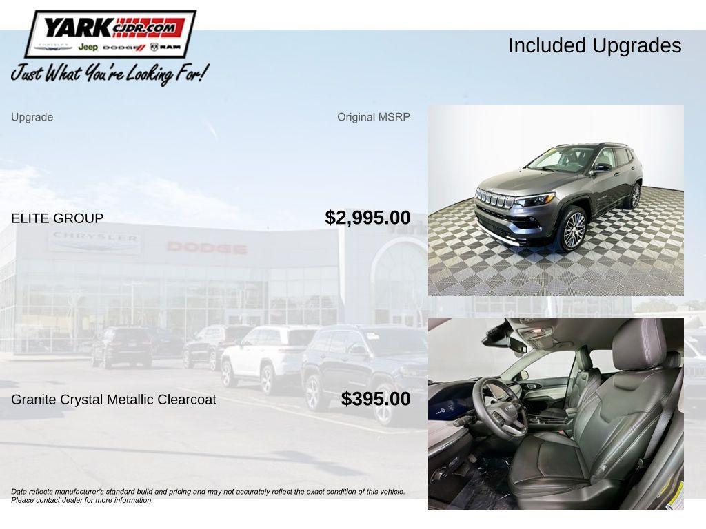used 2022 Jeep Compass car, priced at $23,909