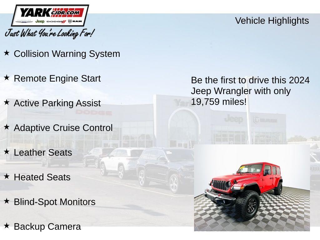 used 2024 Jeep Wrangler car, priced at $54,404