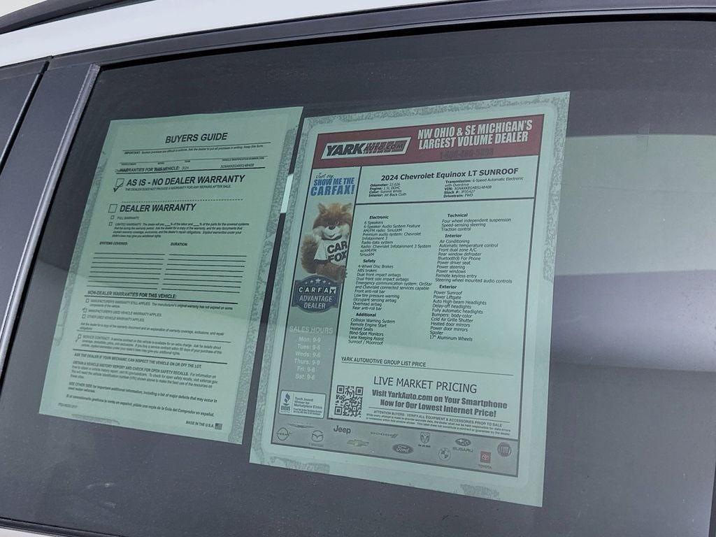 used 2024 Chevrolet Equinox car, priced at $20,991