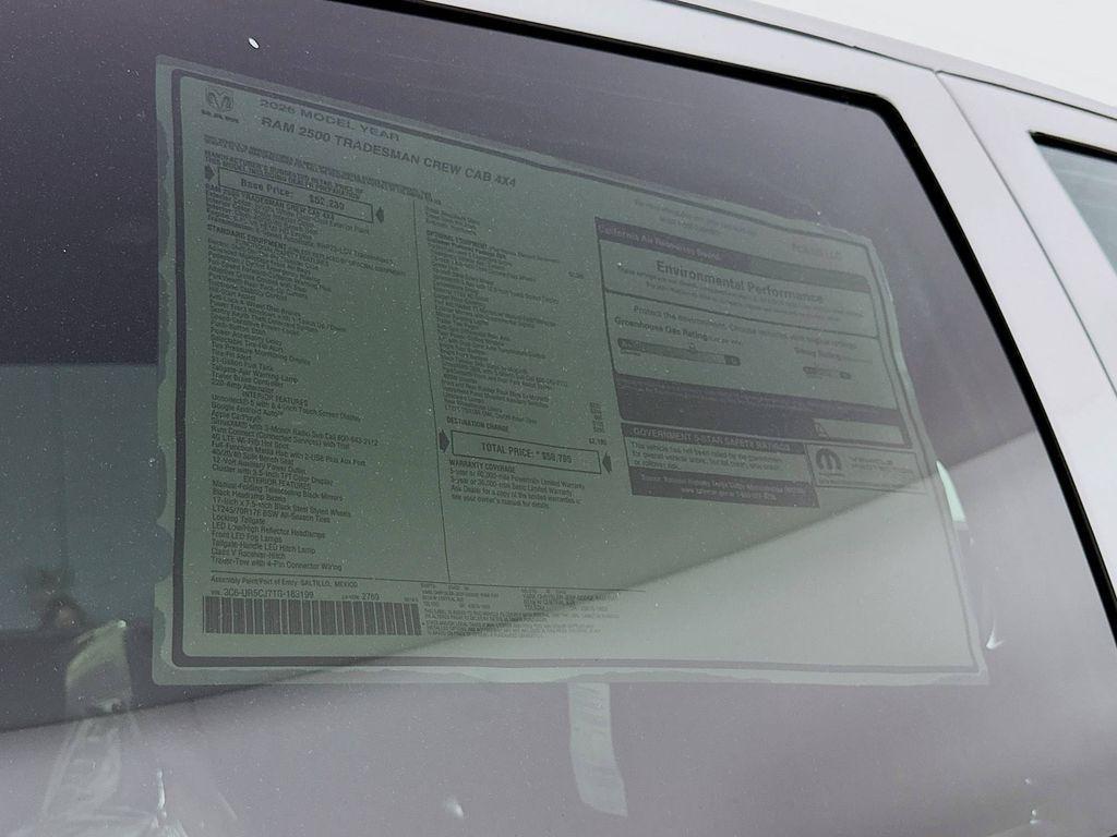 new 2026 Ram 2500 car, priced at $48,996