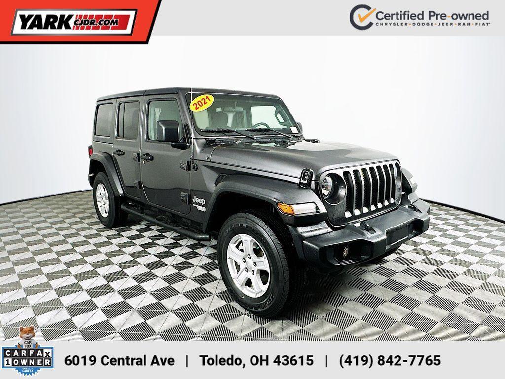 used 2021 Jeep Wrangler Unlimited car, priced at $27,908