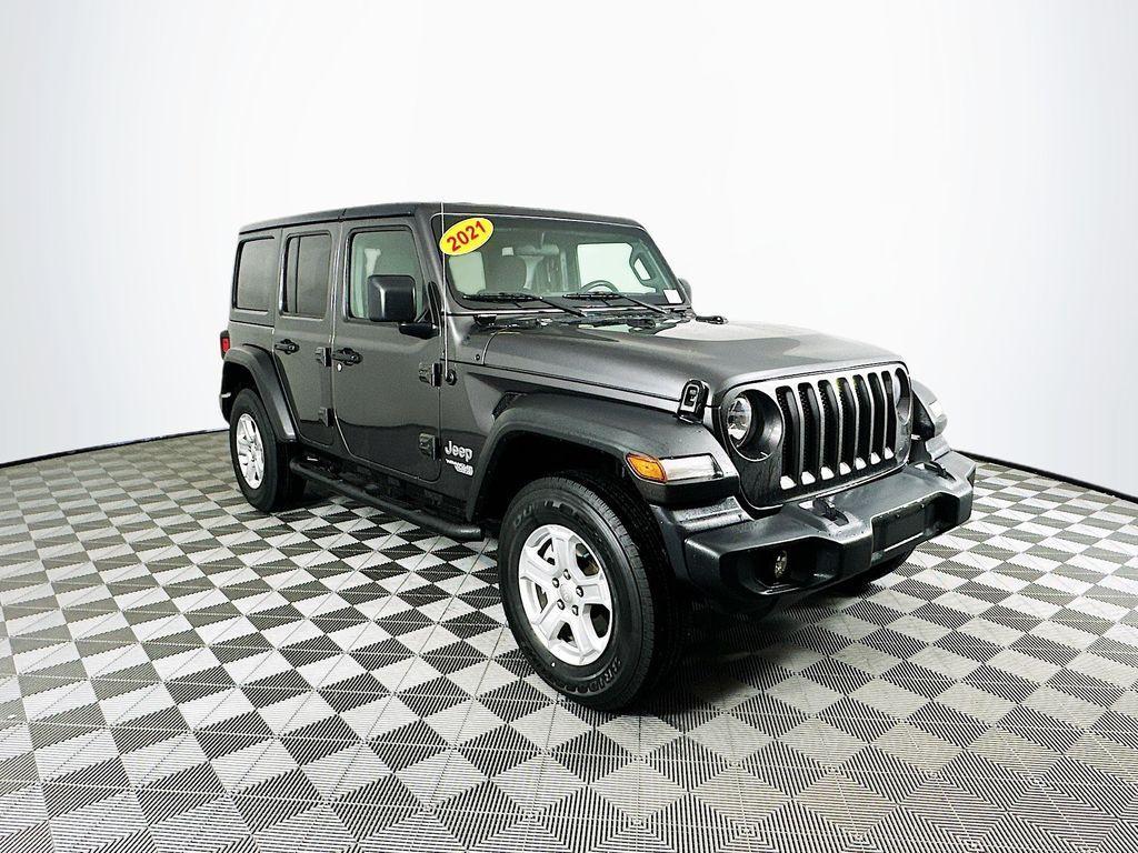 used 2021 Jeep Wrangler Unlimited car, priced at $27,908