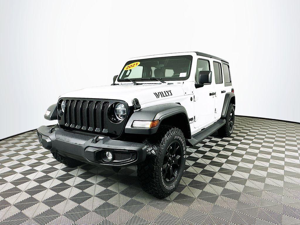 used 2021 Jeep Wrangler Unlimited car, priced at $31,844