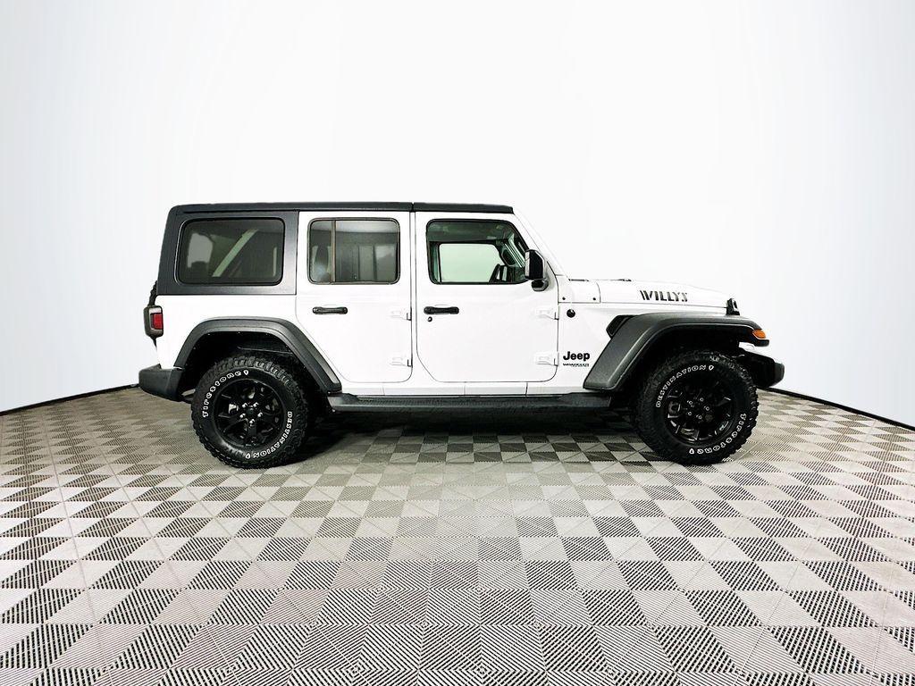 used 2021 Jeep Wrangler Unlimited car, priced at $31,844