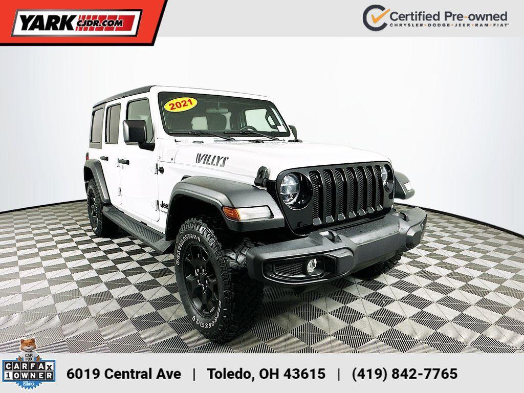 used 2021 Jeep Wrangler Unlimited car, priced at $31,844