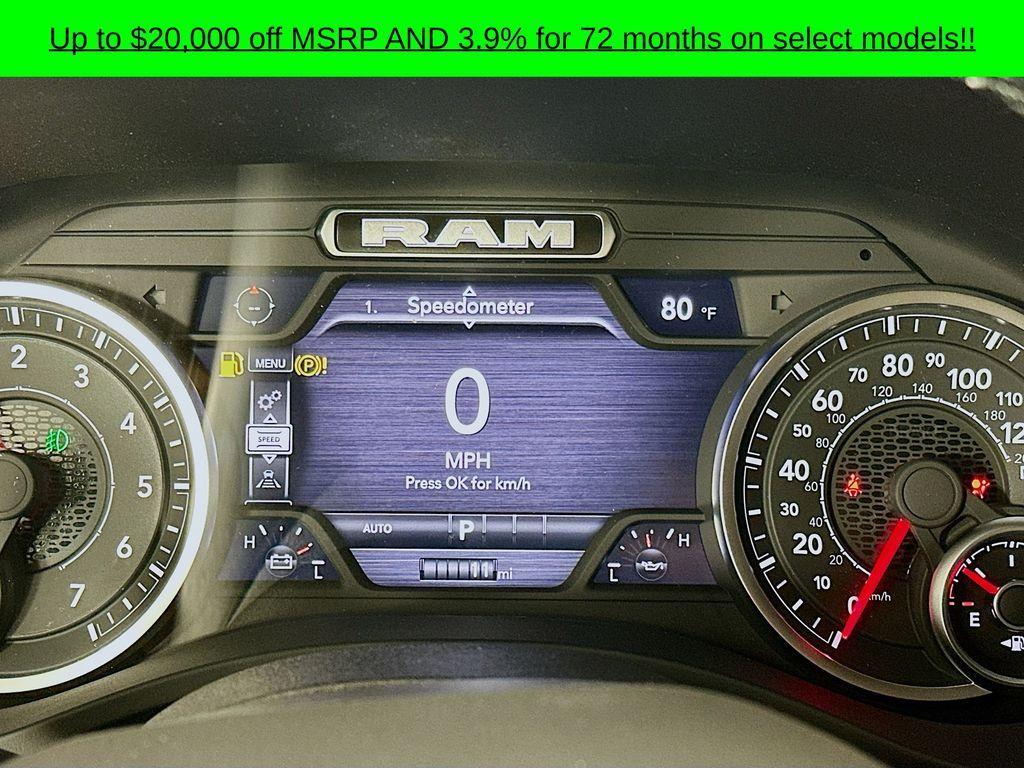 new 2025 Ram 1500 car, priced at $45,783