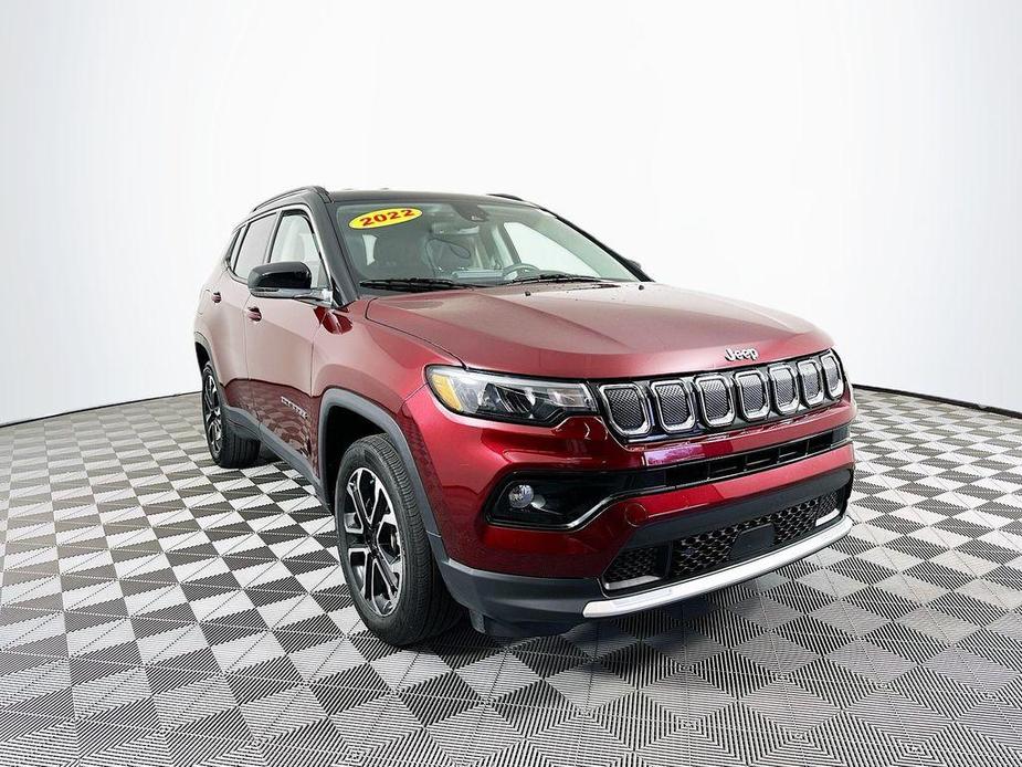 used 2022 Jeep Compass car, priced at $23,400