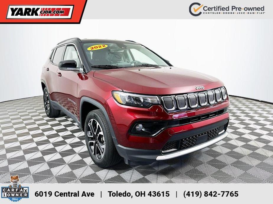 used 2022 Jeep Compass car, priced at $23,400