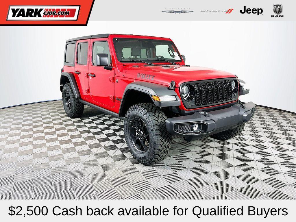 new 2025 Jeep Wrangler car, priced at $46,395