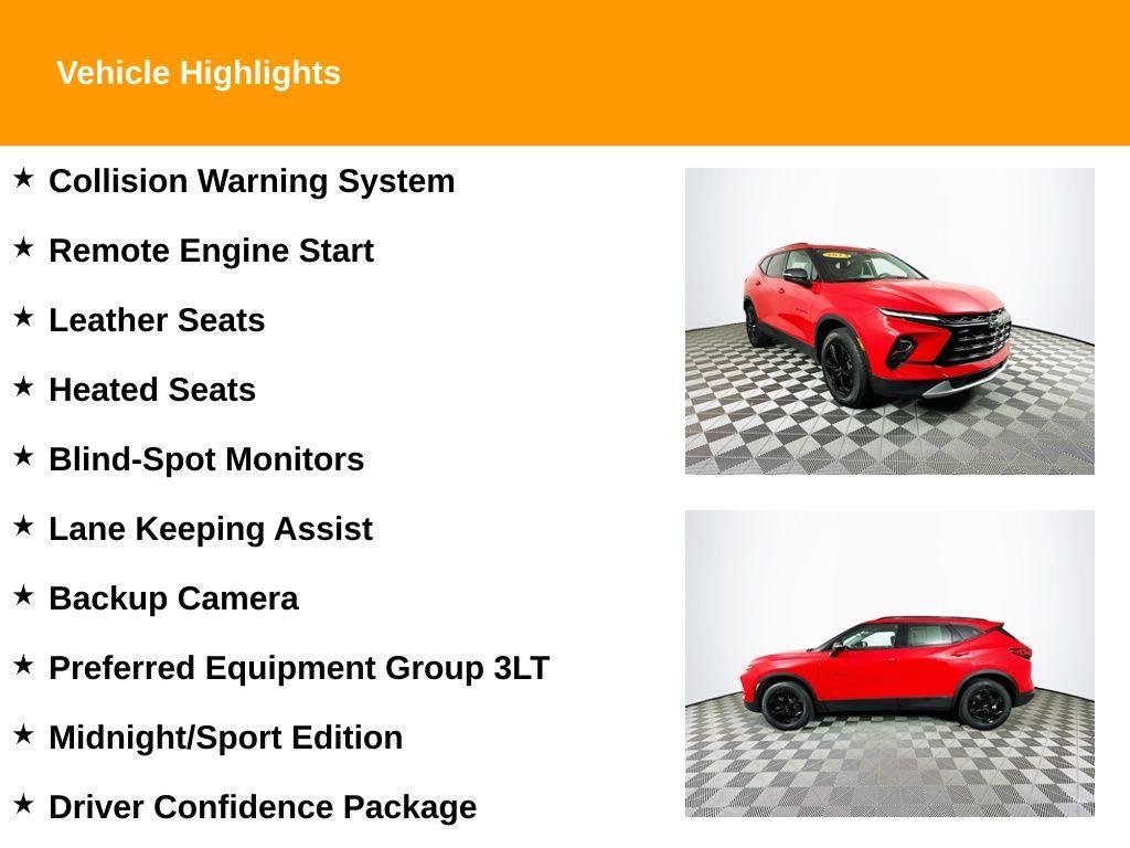 used 2023 Chevrolet Blazer car, priced at $27,998