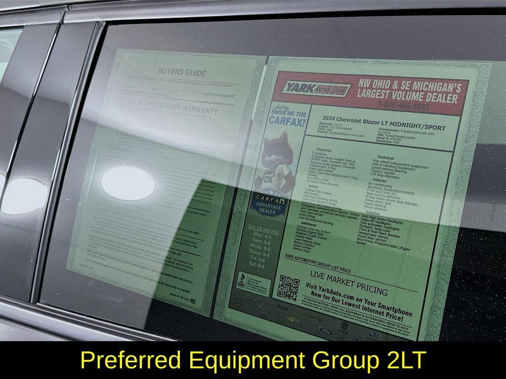 used 2024 Chevrolet Blazer car, priced at $25,499