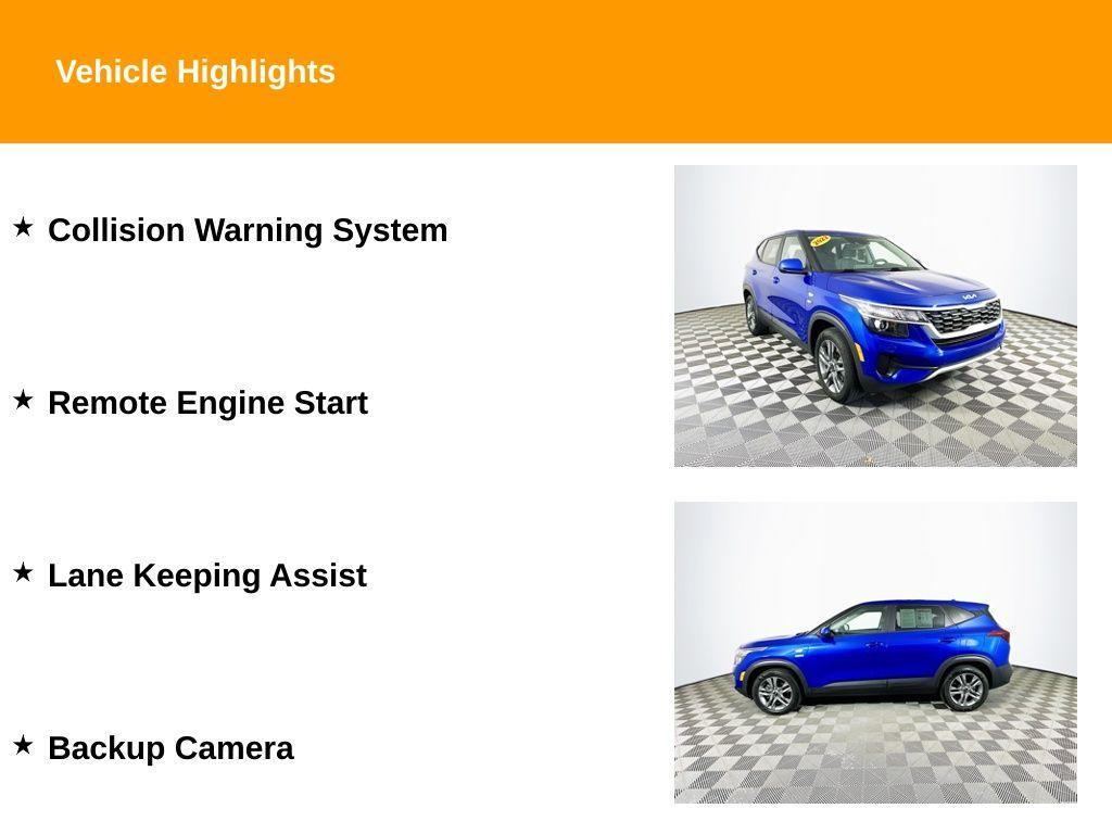 used 2022 Kia Seltos car, priced at $19,900
