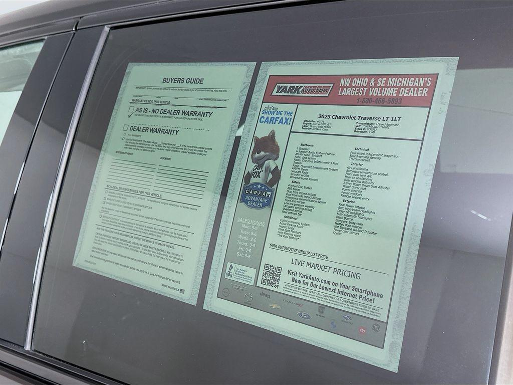 used 2023 Chevrolet Traverse car, priced at $27,774