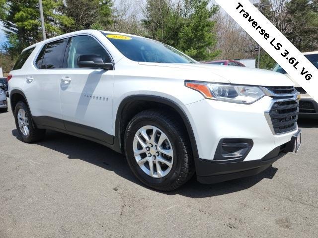 used 2021 Chevrolet Traverse car, priced at $24,495