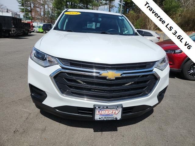 used 2021 Chevrolet Traverse car, priced at $25,435