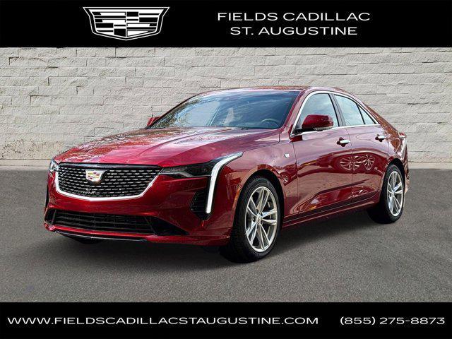 new 2025 Cadillac CT4 car, priced at $37,615