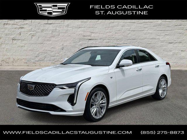new 2025 Cadillac CT4 car, priced at $44,130