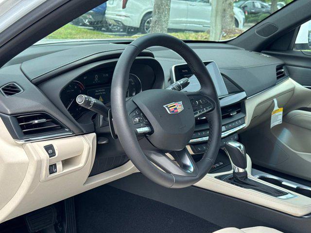 new 2025 Cadillac CT4 car, priced at $44,130
