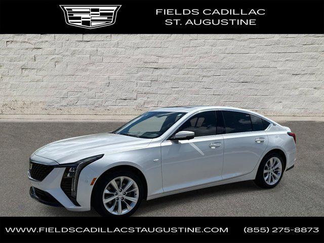 new 2025 Cadillac CT5 car, priced at $52,776