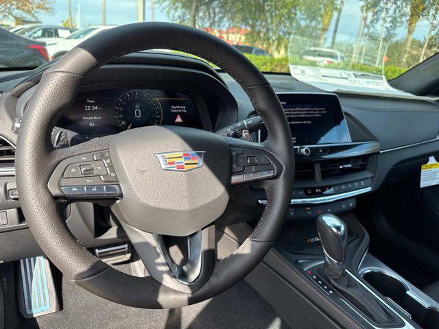 new 2025 Cadillac CT4 car, priced at $49,940