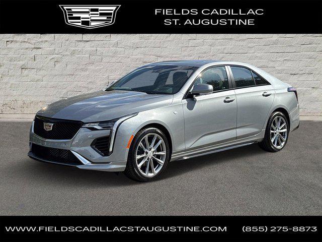 new 2025 Cadillac CT4 car, priced at $49,940